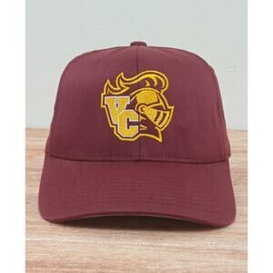 FlexFit Cap Hat Baseball "Knights" VCS Valley Christian School Burgundy L - XL
